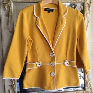 Jones New York Signature blazer.Golden yellow.Sz S